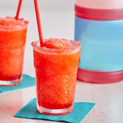 Buzzini Cherry Flavoured Iced Beverage Ice Slush Concentrate, 8 Kg - Buzzini