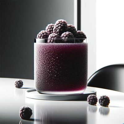 Buzzini Karadut Aromalı Buzlu İçecek Ice Slush Konsantresi, 8 Kg - Buzzini