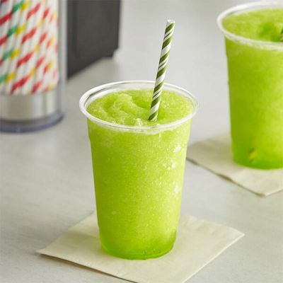 Buzzini Yeşil Elma Aromalı Buzlu İçecek Ice Slush Konsantresi, 8 Kg - Buzzini