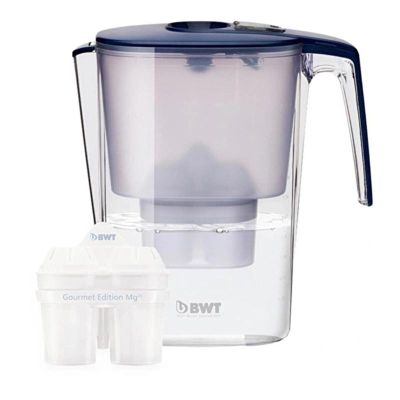 BWT 815474-A Vida Su Arıtmalı Filtreli Manuel Sürahi, 3.6 L, Mavi - 1