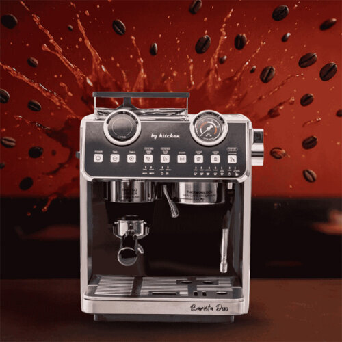 By Kitchen Barista Duo Household Espresso Coffee Machine with Grinder - 4