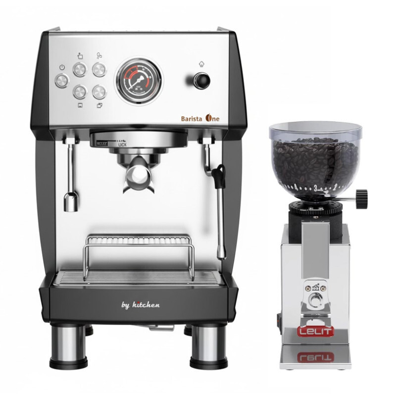 By Kitchen Barista One Espresso Kahve Makinesi + Lelit Fred Kahve Öğütücü - By Kitchen