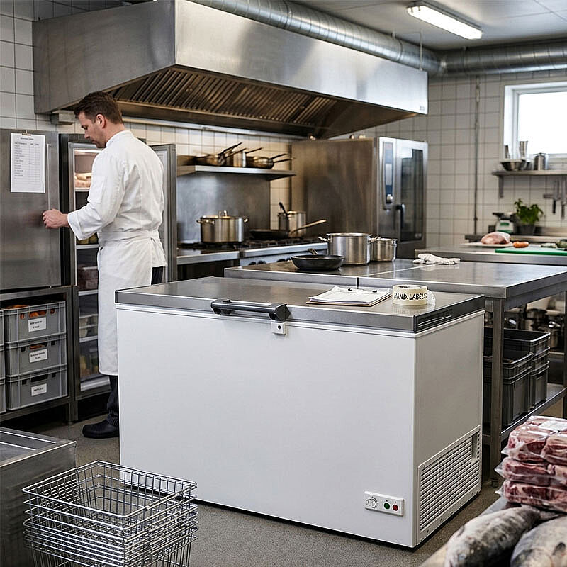 By Kitchen BY-YD500P Sandık Tip Paslanmaz Derin Dondurucu, 500 L - By Kitchen