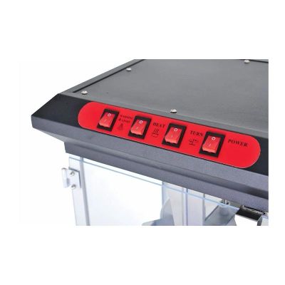 By Kitchen DPM-A Trolley Popcorn Corn Popper, Black - By Kitchen