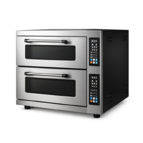 By Kitchen DPO-502 24 cm x 8 Pizza Kapasiteli Çift Katlı Pizza Fırını, Elektrikli - By Kitchen