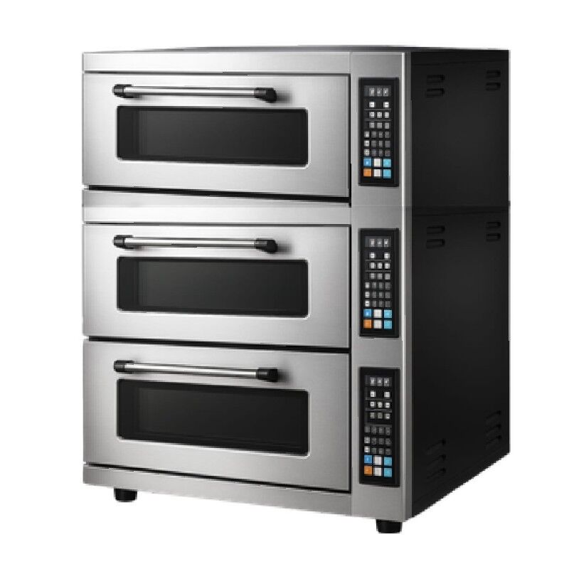 By Kitchen DPO-503 24 cm x 12 Pizza Kapasiteli 3 Katlı Pizza Fırını, Elektrikli - By Kitchen