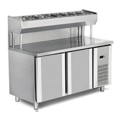 By Kitchen DSG-2 2 Door Pizza and Salad Preparation Refrigerator - By Kitchen
