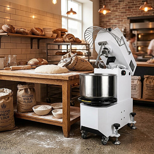 By Kitchen DSH-20L Kaldırılabilir Başlıklı Spiral Hamur Yoğurma Makinesi, 8 kg - 2