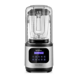 By Kitchen Vortex Silencer خلاط رقمي بكاتم صوت مزود بغطاء مانع للضوضاء، 2 لتر، 1800 واط، رمادي - By Kitchen