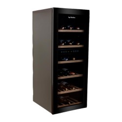 By Kitchen WC-73B Wine Cabinet, Black - By Kitchen