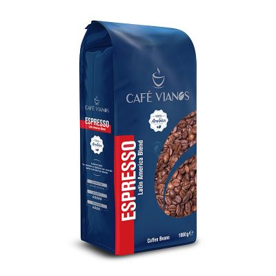 Cafe Vianos Espresso Latin America Blend Çekirdek Kahve, 1000 gr - 1