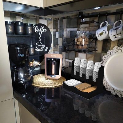 Cafemarkt 16 Oz Bardak Uyumlu Çay ve Kahve Organizasyon Standı - 5