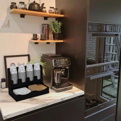Cafemarkt 16 Oz Bardak Uyumlu Çay ve Kahve Organizasyon Standı - 6