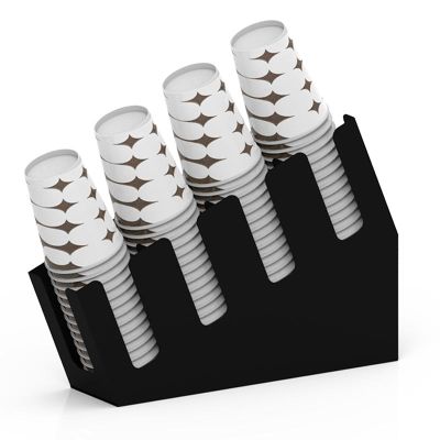 Cafemarkt 4 Compartment 16 Oz Cup Compatible Cardboard Cup Stand - Cafemarkt