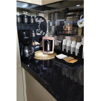 Cafemarkt 8 Oz Bardak Uyumlu Karton Bardak Standı, Siyah - 5
