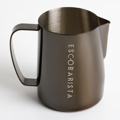 Escobarista Barista Space Latte Pitcher, 600 ml, Siyah - 1