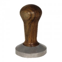 Cafemarkt Ceviz Tamper, Ahşap Saplı, 51 mm - Cafemarkt