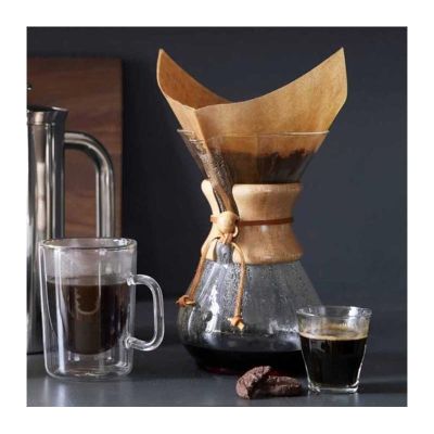 Epinox CK-40 Ahşap Tutacaklı Chemex, 400 ml, 2 Bardak - 3