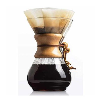 Epinox CK-40 Ahşap Tutacaklı Chemex, 400 ml, 2 Bardak - 2