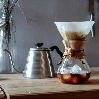Epinox CK-600A Ahşap Tutacaklı Chemex, 600 ml, 4 Bardak - 2