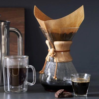 Epinox CK-800A Ahşap Tutacaklı Chemex, 800 ml, 6 Bardak - 2