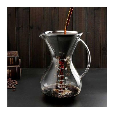 Epinox CK-1000 Çelik Filtreli Doğal Kahve Demleyicisi Chemex, 8 Cup, 1000 ml - 3