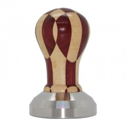 Baristic Deco Checker Tamper, 56 mm, Red - 1