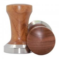 Cafemarkt Deco Tamper, 58 mm, Ceviz - Thumbnail