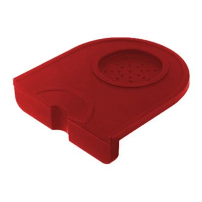 Cafemarkt Deco Oval Silikon Tamper Matı, Kırmızı - 1