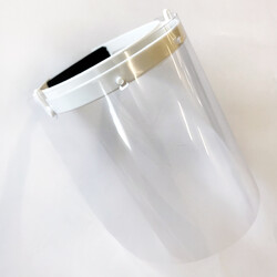 Cafemarkt Face Protective Visor, Black Banded - 3