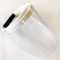 Cafemarkt Face Protective Visor, Black Banded - 2