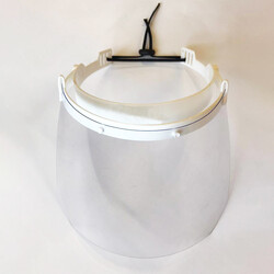 Cafemarkt Face Protective Visor, Black Banded - 1