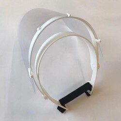 Cafemarkt Face Protective Visor with Orange Band - 3