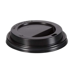 Cafemarkt Karton Bardak Kapak, 8 oz, Siyah - Cafemarkt