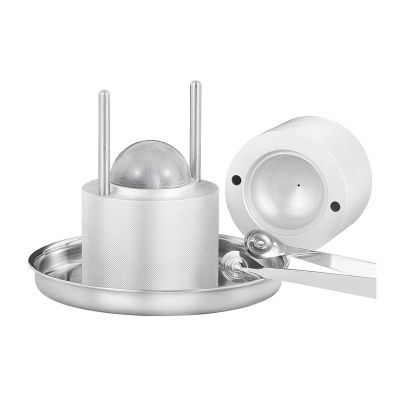 Cafemarkt Küre Buz Yapıcı Set, Gümüş - 1
