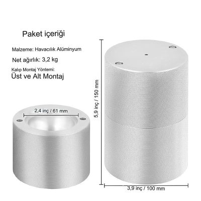 Cafemarkt Küre Buz Yapıcı Set, Gümüş - 9