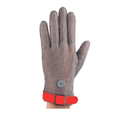 Epinox EL-K2M Çelik Eldiven, Kırmızı (M) - 1