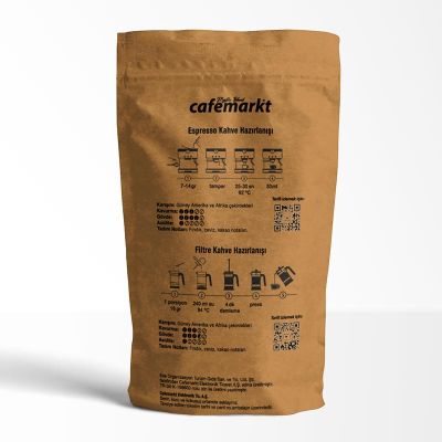 Cafemarkt Mystic Blend Espresso Kahve Çekirdeği, 250 gr - 2