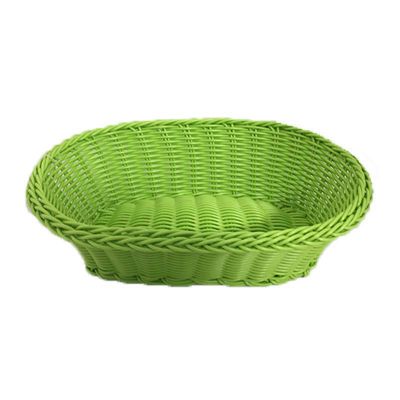 Epinox Oval Ekmek Sepeti, İnce, Plastik, 24x17x7 cm, Yeşil - 1