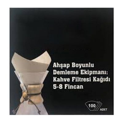 Escobarista Pour Over Chemex Filtre Kağıdı, 5 Cup, 100 Adet - 2