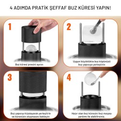 Cafemarkt Набор льдогенераторов Sphere, черный - 2