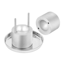 Cafemarkt Sphere Ice Maker Set, Silver - 7