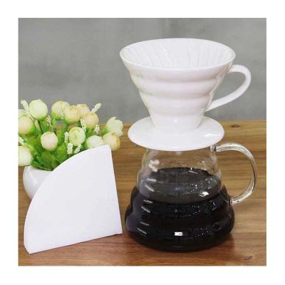 Epinox FSB-2 Seramik V60 Dripper, Beyaz - 4