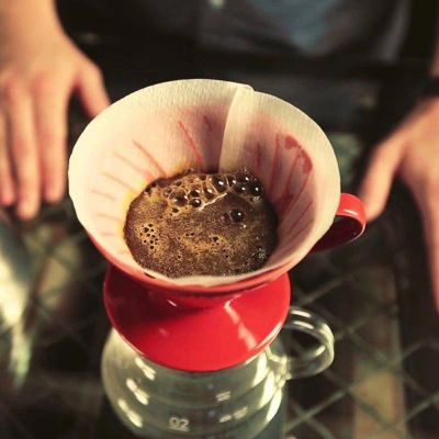 Epinox FSK-2 Seramik V60 Dripper, Kırmızı - Epinox