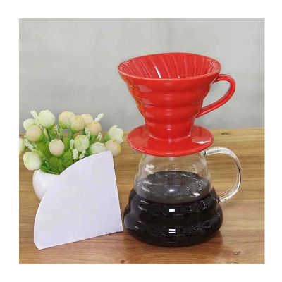 Epinox FSK-2 Seramik V60 Dripper, Kırmızı - 3