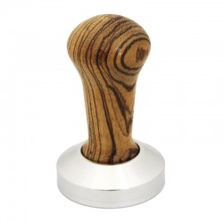 Cafemarkt Zebrano Tamper, Wooden Handle, 58 mm - 1