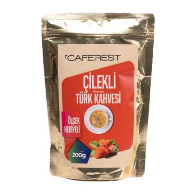 Caferest Çilekli Öğütülmüş Türk Kahvesi, 200 gr - 1