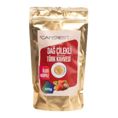 Caferest Dağ Çilekli Öğütülmüş Türk Kahvesi, 200 gr - 1