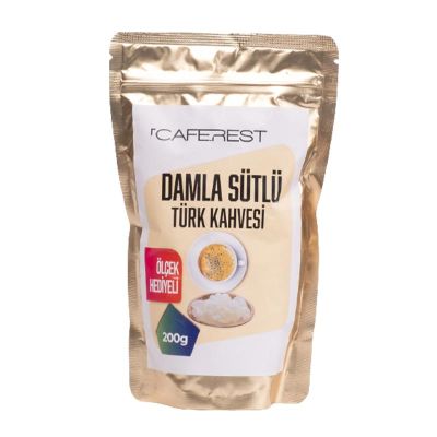 Caferest Damla Sütlü Öğütülmüş Türk Kahvesi, 200 gr - 1
