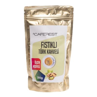 Caferest Fıstıklı Öğütülmüş Türk Kahvesi, 200 gr - 1